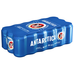 Cerveja Antarctica Pilsen Lata 350ml Pack com 18 Unidades