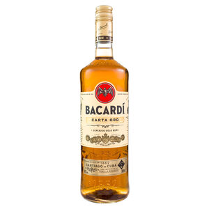Rum Brasileiro Leve Superior Gold Carta Ouro Bacardi Garrafa 980ml