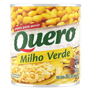 Milho Verde em Conserva Quero Lata Peso Líquido 280g Peso Drenado 170g
