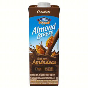 Bebida à Base de Amêndoa Chocolate Blue Diamond Almond Breeze Caixa 1l