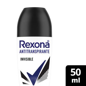 Antitranspirante Roll-On Invisible Rexona 50ml