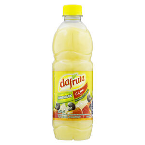 Suco Concentrado Líquido para Refresco de Fruta Caju sem Adição de Açúcar Dafruta Garrafa 500ml