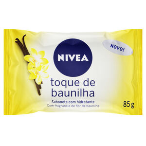 Sabonete em Barra Hidratante Toque de Baunilha Nivea Flow Pack 85g