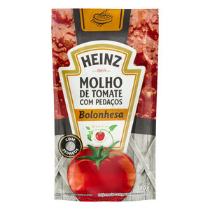 Molho de Tomate à Bolonhesa com Pedaços Heinz Sachê 300g