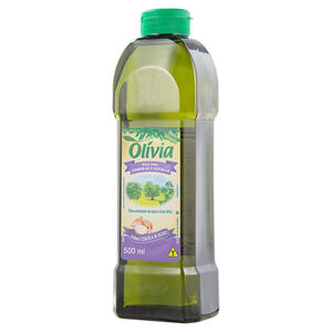 Óleo Composto de Soja e Oliva (8%) Cebola & Alho Olívia Garrafa 500ml
