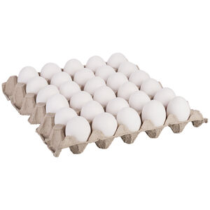 Ovos Brancos JR Alimentos Cartela com 30 Unidades