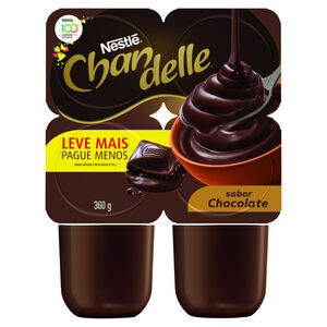 Sobremesa Láctea Chocolate Chandelle Bandeja 360g 4 Unidades 90g Cada Leve Mais Pague Menos