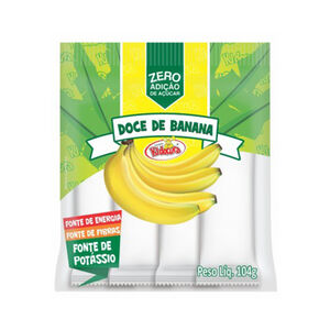 Doce de Banana Palito sem Açúcar Ki Doçura 104g