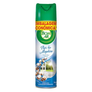 Neutralizador de Odores Flor de Algodão Bom Ar Frasco 360ml Spray Embalagem Econômica