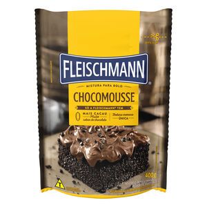 Mistura para Bolo Cremoso Chocomousse Chocolate Fleischmann Sachê 400g