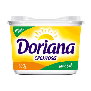 Margarina Doriana Cremosa sem Sal pote 500g