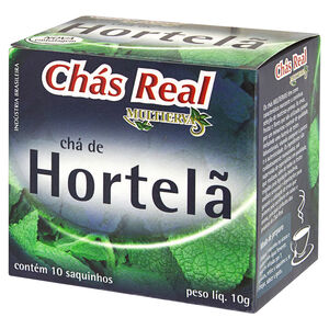 Chá de Hortelã Chás Real Caixa 10g 10 Unidades