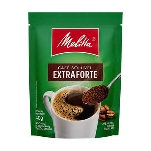 Café Solúvel Granulado Extraforte Melitta Sachê 40g