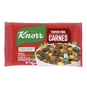 Tempero em Pó Knorr Carne com 50g com 10 Sachês de 5g