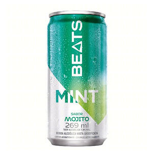 Bebida Mista Alcoólica Gaseificada Mojito Skol Beats Mint Lata 269ml