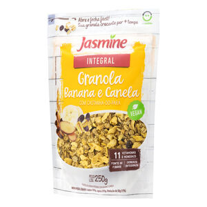 Granola Integral Banana e Canela com Castanha-do-Pará Jasmine Pouch 250g