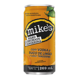 Bebida Mista Alcoólica Gaseificada com Vodka e Suco de Limão Tangerina Mike's Hard Lemonade Lata 269ml