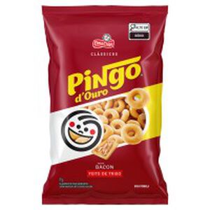 Salgadinho de Trigo Bacon Elma Chips Pingo d´Ouro Clássicos Pacote 76g