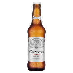 Cerveja Zero Álcool sem Glúten Budweiser Garrafa 330ml