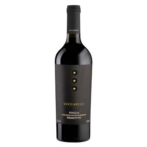 Vinho Italiano Tinto Meio Seco Luccarelli Primitivo Puglia Garrafa 750ml
