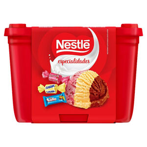 Sorvete Napolitano Nestlé Especialidades Pote 1,5l