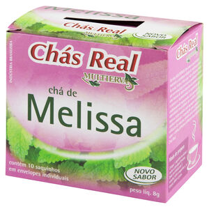 Chá de Melissa Chás Real Caixa 8g 10 Unidades