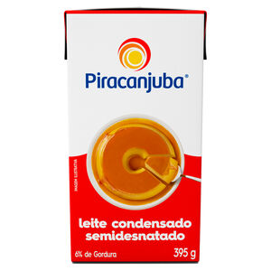 Leite Condensado Semidesnatado Piracanjuba Caixa 395g