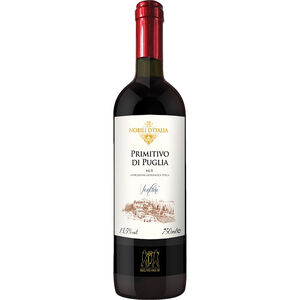 Vinho Italiano Nobili D´Italia Primitivo Di Puglia 750ml