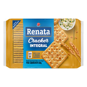 Biscoito Cracker Integral Renata Pacote 360g