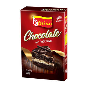 Chocolate em Pó Solúvel Kinino 200g