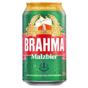 Cerveja Malzbier Brahma Lata 350ml