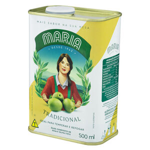 Óleo Composto de Soja e Oliva (12%) Tradicional Maria Lata 500ml