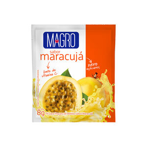 Refresco Magro Zero Açúcares Sabor Maracujá Sachê 8g