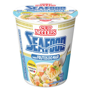Macarrão Instantâneo com Tempero de Frutos do Mar Cup Noodles Copo 65g Especial Sabores do Japão