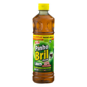 Desinfetante para Uso Geral Pinho Silvestre Pinho Bril Plus Squeeze Leve 500ml Pague 450ml