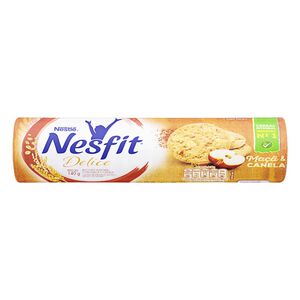 Biscoito Integral Maçã & Canela Nesfit Delice Pacote 140g