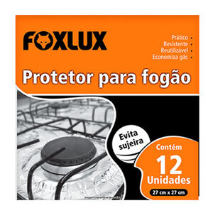 Protetor de Fogão Foxlux de Alumínio 27cm x 27cm com 12