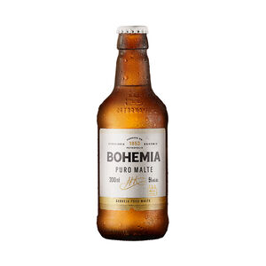 Cerveja Bohemia Puro Malte Retornável Garrafa 300ml