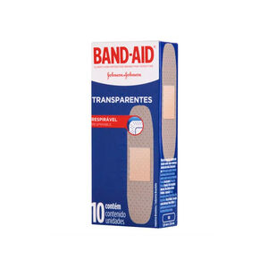 Curativo Band-Aid Transparente 10 Unidades