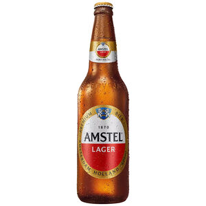 Cerveja Amstel Lager Retornável Garrafa 600ml
