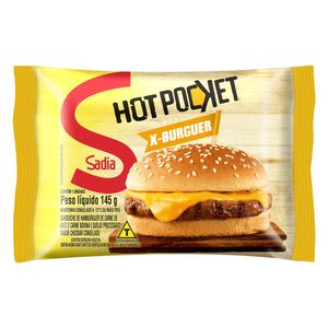 Sanduíche Congelado X-Burguer Sadia Hot Pocket Pacote 145g