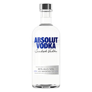 Vodka Destilada Absolut Garrafa 1l