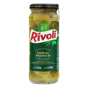 Azeitona Verde em Conserva Gordal Rivoli Premium Vidro 200g