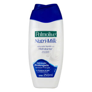 Sabonete Líquido Hidratante com Proteínas do Leite Palmolive Nutri-Milk Frasco 250ml