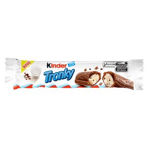 Wafer Recheio ao Leite e Chocolate com Pedaços de Biscoito Kinder Tronky Pacote 18g