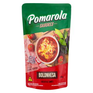 Molho de Tomate Bolonhesa com Carne Bovina Pomarola Sabores Sachê 300g