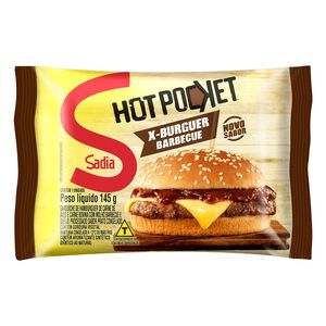 Sanduíche Congelado X-Burguer Barbecue Sadia Hot Pocket Pacote 145g
