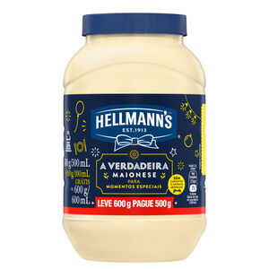 Maionese Hellmann's Pote Leve 600g Pague 500g