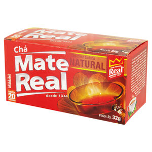 Chá Mate Tostado Natural Real Caixa 32g 20 Unidades