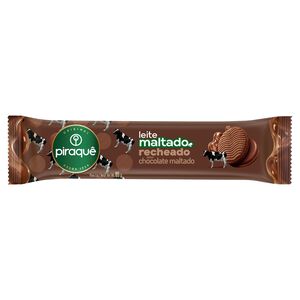 Biscoito Leite Maltado Recheio Chocolate Maltado Piraquê Pacote 85g